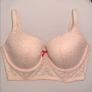 Light Pink Lace Corset Bra